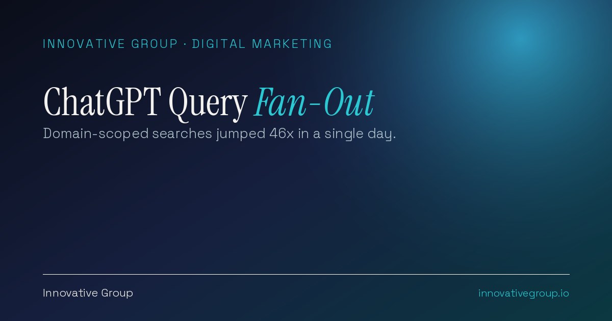 ChatGPT query fan-out in August 2026: domain-scoped site: searches and what they mean for AI search visibility